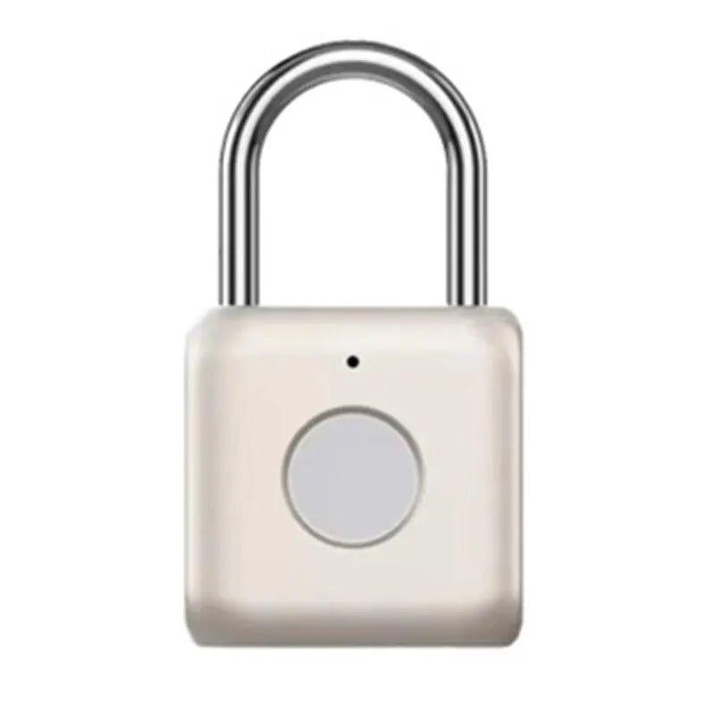 Portable Fingerprint Identification Padlock Smart Keyless Lock Rechargable Luggage Cabinet School Gym Locker